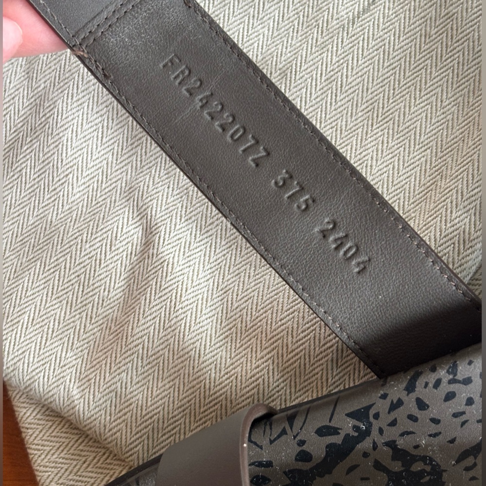 NWOT  Hermes Ecorce Chypre Leopard Print Footbed Sandal with dust bags sz 37.5 - Picture 4 of 7